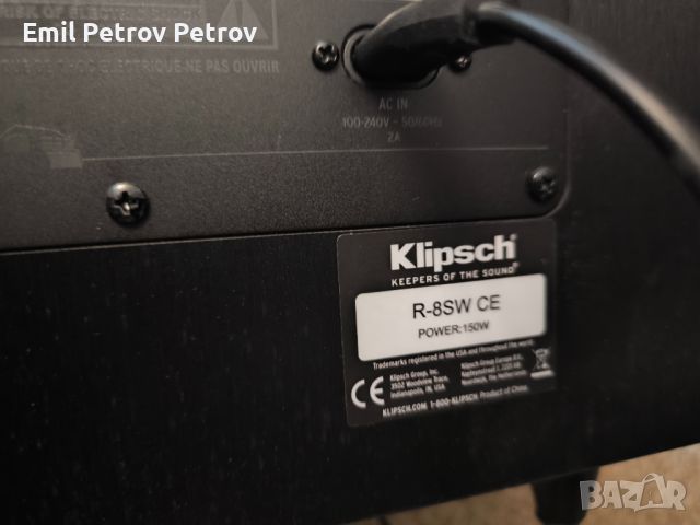 Промо !!! ⭐ ⭐ ⭐ KLIPSCH R-8SW висок клас  субуфер , снимка 3 - Тонколони - 46492737