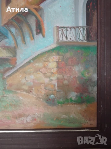 картина Пловдив 61/51 см, снимка 2 - Картини - 51418132