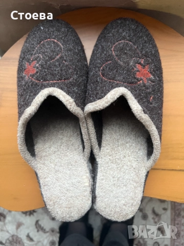дамски зимни домашни пантофи