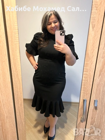 Официална черна рокля , снимка 4 - Рокли - 53088517