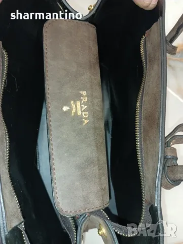 PRADA MILANO 1913 ОРИГИНАЛ кожена чанта - 665 лв, снимка 10 - Чанти - 50239617