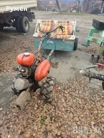 Мотоблок немски с ремарке