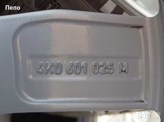 Оригинални джанти 19 цола с гуми зимни Audi A6 S6 дот 2020г, снимка 6 - Гуми и джанти - 51313962