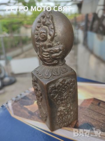 Тибет фън Шуй ретро винтидж статуетка пластика, снимка 2 - Антикварни и старинни предмети - 45785195