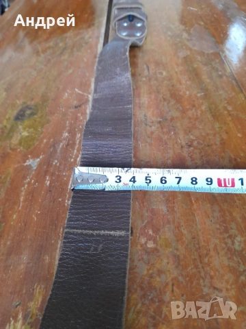 Стара кожена ремъчка,ремък за пушка #16, снимка 6 - Оборудване и аксесоари за оръжия - 53519115