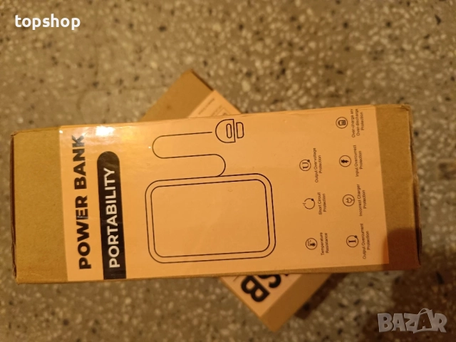 Чисто нова 50000mAh външна батерия с вградени кабели: 22.5W бързо зареждаща се външна батерия..., снимка 8 - Друга електроника - 51637854