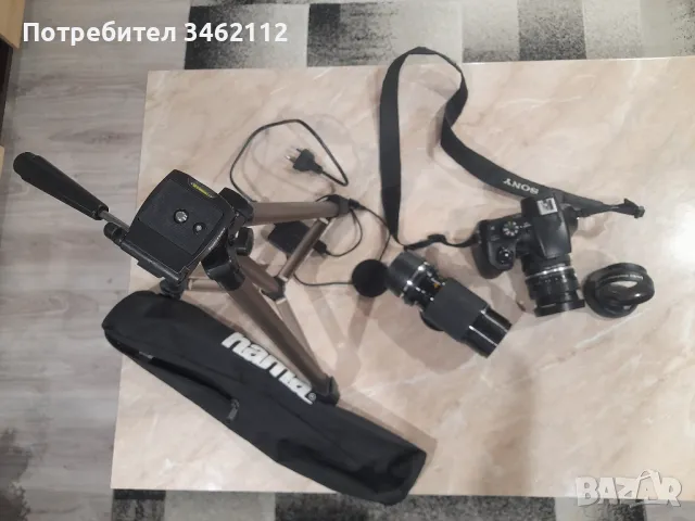 Sony A3000 + обективи, снимка 3 - Фотоапарати - 48733969