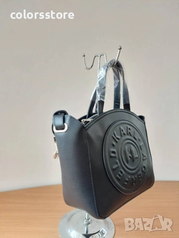 Черна чанта Karl Lagerfeld- SG-VS1, снимка 2 - Чанти - 41159538