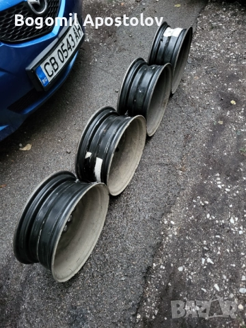 Стоманени джанти Opel 6J15 5x110, снимка 4 - Гуми и джанти - 52003265