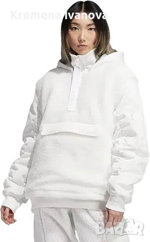 Adidas Unisex Adidas Originals X Ivy Park Sherpa 1/2 Zip Layered Jacket, снимка 3 - Якета - 47464451