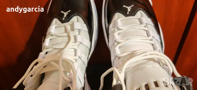  Nike Air Jordan Max Aura Black White ЧИСТО НОВИ 44.5ти номер 28.5см стелка с кутия , снимка 17 - Маратонки - 50066989