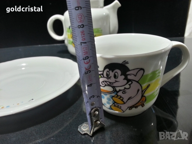 Стар български порцелан детски комплект , снимка 5 - Антикварни и старинни предмети - 52957809