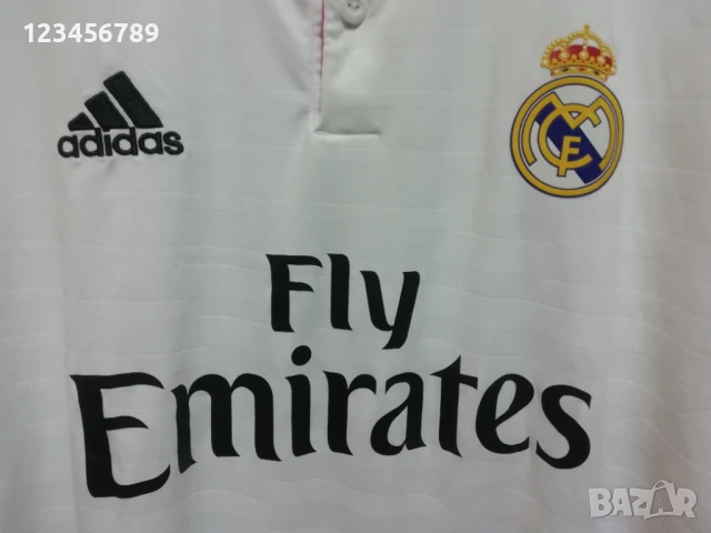 Real Madrid Adidas 2014/2015 XL оригинална тениска фланелка Реал Мадрид , снимка 3 - Тениски - 50825274