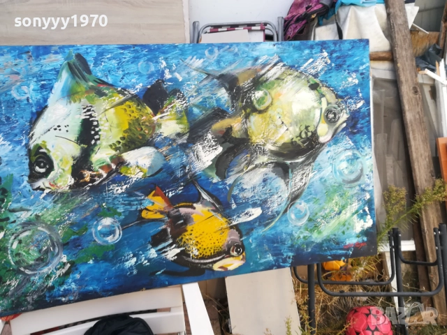 РИБИ-ГОЛЯМА КАРТИНА 1510251553, снимка 8 - Картини - 52064187
