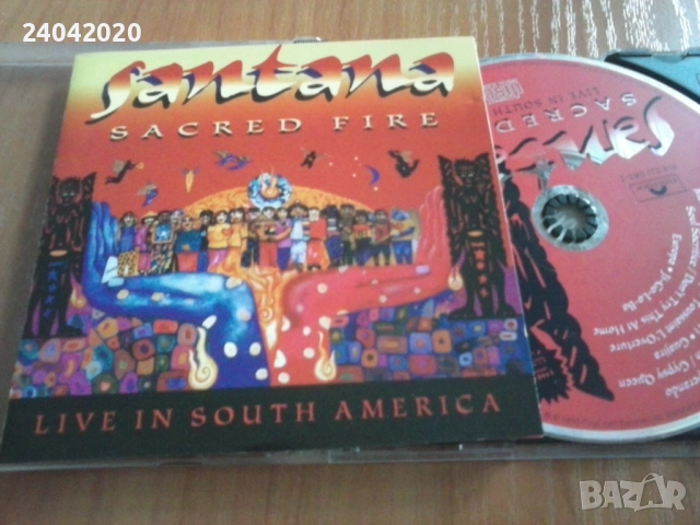 Santana – Sacred Fire оригинален US диск