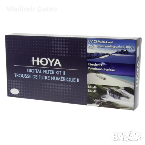 Комплект филтри Hoya 72mm DIGITAL FILTER KIT 2 - UV, CPL и ND8 филтри, снимка 1