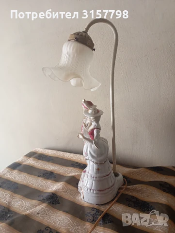 Барокова настолна лампа, снимка 4 - Настолни лампи - 50446643