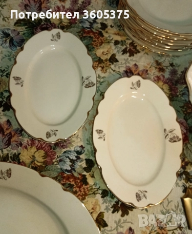 Сервиз за хранене,стар шведски порцелан , снимка 8 - Сервизи - 52653160