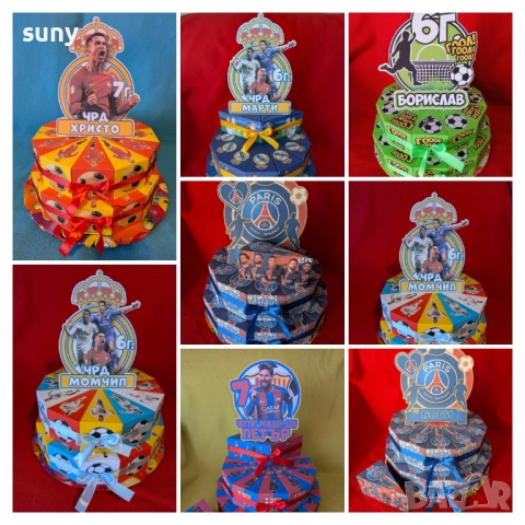 Найлонови торбички футбол,чашки,чинийки,балони,картонена торта,покривка,сламки,шапки, снимка 3 - Други - 50392318