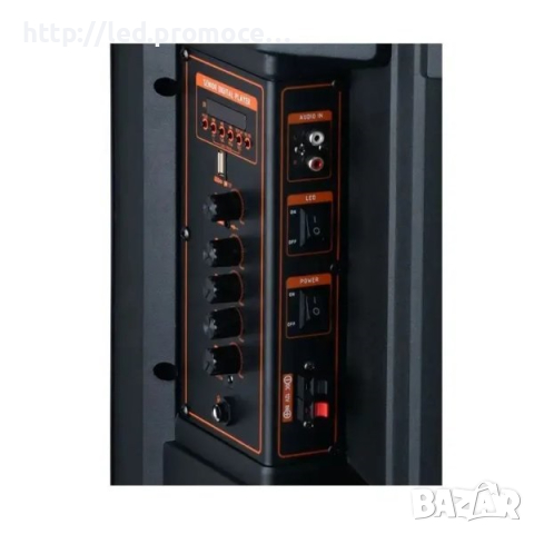 Караоке Тонколона WVNGR1203 , 12 Инча , 1500W , Безжичен микрофон , Дистанционно, снимка 2 - Караоке - 45006209