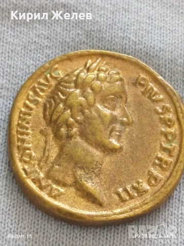 Монета РЕПЛИКА на Римски ауреус много красива за КОЛЕКЦИОНЕРИ 37395, снимка 2 - Нумизматика и бонистика - 51071172