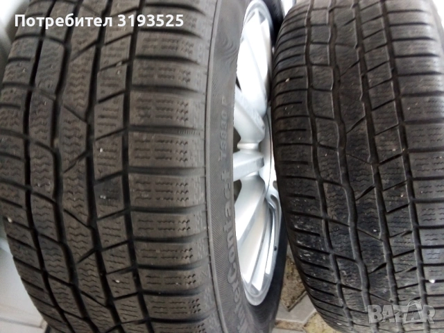 Алуминиеви джанти от Фолксваген 17 цола + зимни гуми, снимка 3 - Гуми и джанти - 53392575