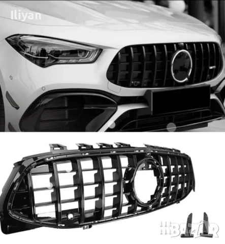 Предна решетка GT Mercedes Cla W118 Мерцедес цла С118 2019+АМГ