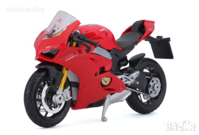 1:18 Метални мотори: Ducati Panigale V4, снимка 1 - Колекции - 45944271