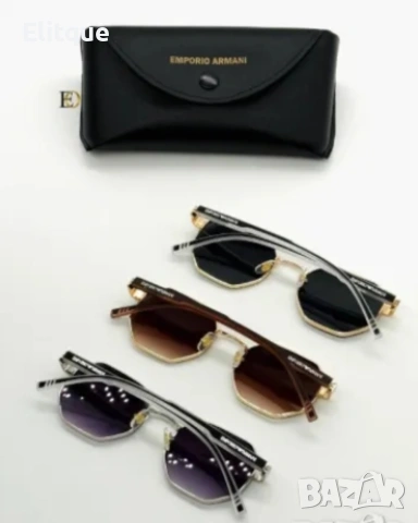 Слънчеви очила с калъф, кутия и UV защита Emporio Armani, снимка 5 - Слънчеви и диоптрични очила - 53529457