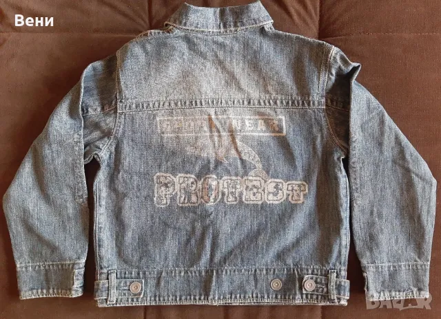 Детско дънково яке-Българско производство, снимка 2 - Детски якета и елеци - 49978006