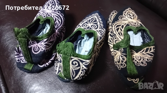 детски везани терлици