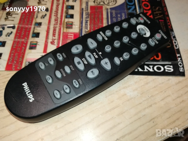 PHILIPS VHS VIDEO REMOTE CONTROL-ВНОС SWISS 2711251639, снимка 2 - Дистанционни - 52563833