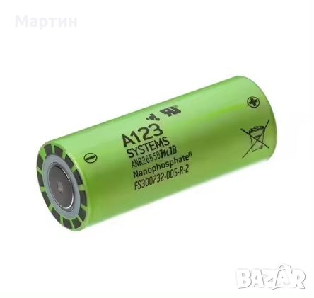 Батерия A123 Systems ANR26650M1 2500Mah 70A, снимка 2 - Друга електроника - 46628223