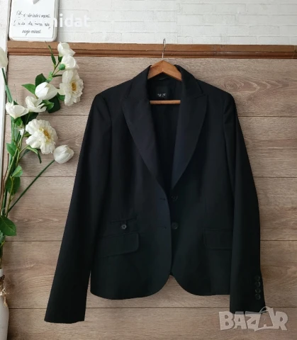 Черно елегантно сако Esprit , снимка 12 - Сака - 51429099