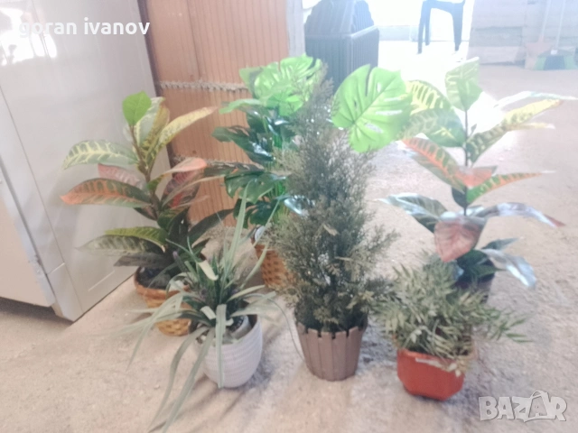 изкуствени цветя в саксии, снимка 3 - Изкуствени цветя - 53815185