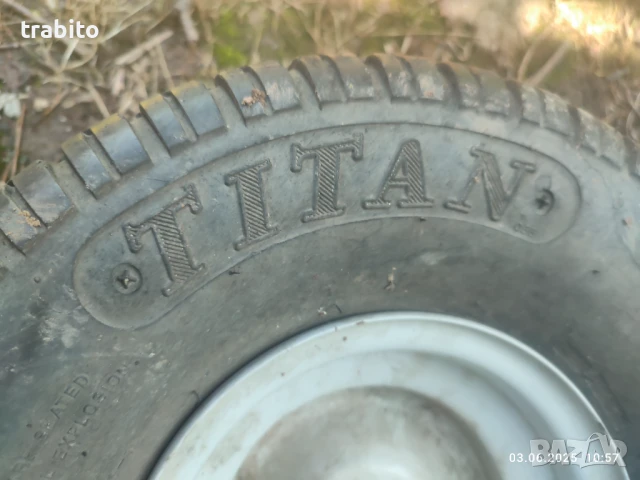 Гума с джанта предна един брой  20-5-25, снимка 3 - Градинска техника - 50404275