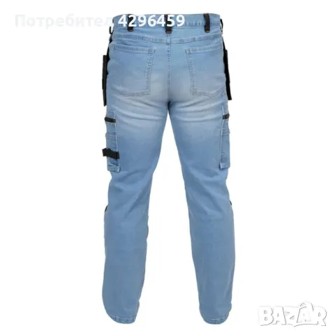 Работен панталон Дънков, еластичен YATO JEANS WORK / S - 2XL, снимка 7 - Панталони - 48064813