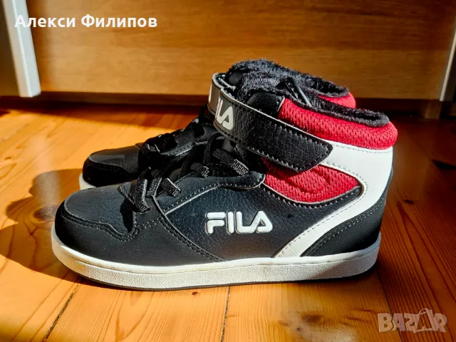 Чисто нови зимни маратонки с подплата Fila, снимка 4 - Детски маратонки - 49104545