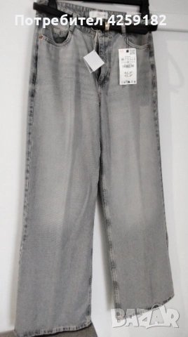 Дънки Zara нови, размер38, снимка 2 - Дънки - 54158020