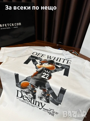 Off-White Мъжка Тениска👕Мъжка Блуза С Къс Ръкав - Различни Цветове Код Mens P.133, снимка 2 - Тениски - 53822827