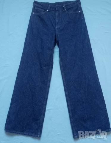 дънки с широки крачоли , снимка 2 - Дънки - 53747057