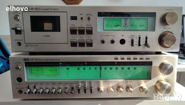 Ресивър и дек ITT HIFI 8033, 8021#1, снимка 2 - Ресийвъри, усилватели, смесителни пултове - 53107177