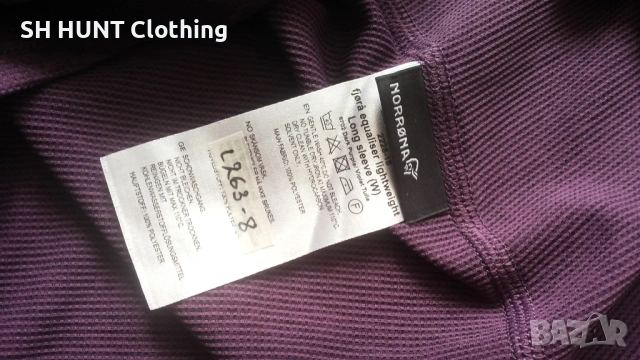 NORRONA Fjørå equaliser lightweight Long Sleeve W размер L дамска блуза - 2167, снимка 12 - Блузи с дълъг ръкав и пуловери - 53541861