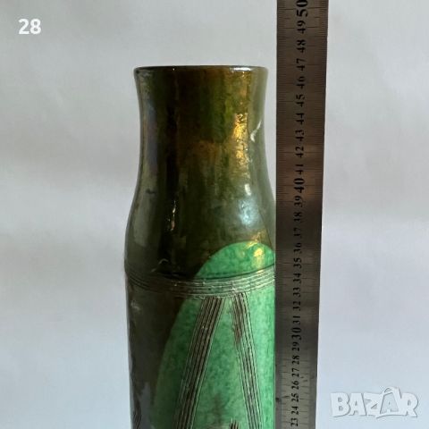 Висока керамична ваза, снимка 8 - Вази - 46162526