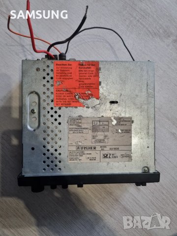 Автокасетофон - FISHER AX1835, снимка 5 - Радиокасетофони, транзистори - 50410816