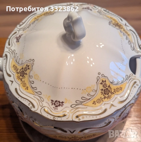 Порцеланов юбилеен супник 100 години Изида , снимка 5 - Колекции - 52870608