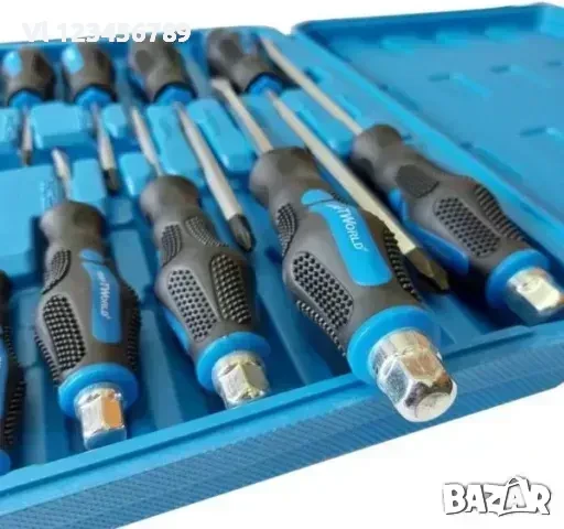 Комплект ударни отвертки KRAFT ROYAL 12 бр., снимка 3 - Отвертки - 50729399