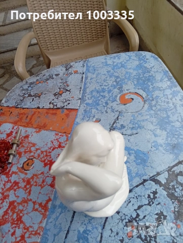 Фигура статуетка от порцелан -Момиче , снимка 7 - Статуетки - 54216818