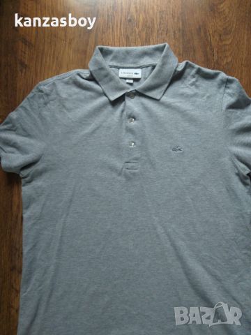 Lacoste Short Sleeve Polo Shirt - страхотна мъжка тениска КАТО НОВА, снимка 8 - Тениски - 45455988
