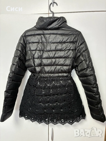 Черно яке с дантела, снимка 2 - Якета - 53197146